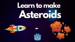 How to make Asteroids in Godot 4 (Complete Tutorial) 🚀🖥️