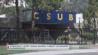 Emergency alert issues during threat lockdown