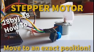 Move a stepper motor to an exact position