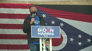 Kamala Harris’ husband, Doug Emhoff, visits Akron for 'Get Out The Vote' rally