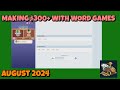 Making $300 (and more) Playing Just TWO Word Games The Easy Way - (2024)