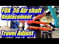 Fox 36 Air Spring Swap Travel Increase