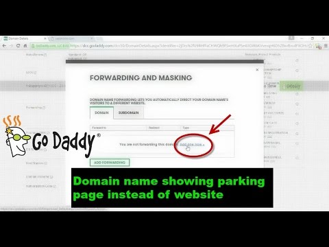Godaddy | Domain name showing parking page instead of website Godaddy | Domain name showing parking page instead of website
