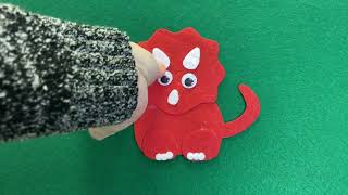 Felt Friday - Dotty the Dinosaur