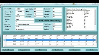 How to Create Student Database Management Systems using SQLite in Visual Basic.Net - Part 2 of 3