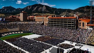 CU Boulder 2022 Commencement Time Lapse