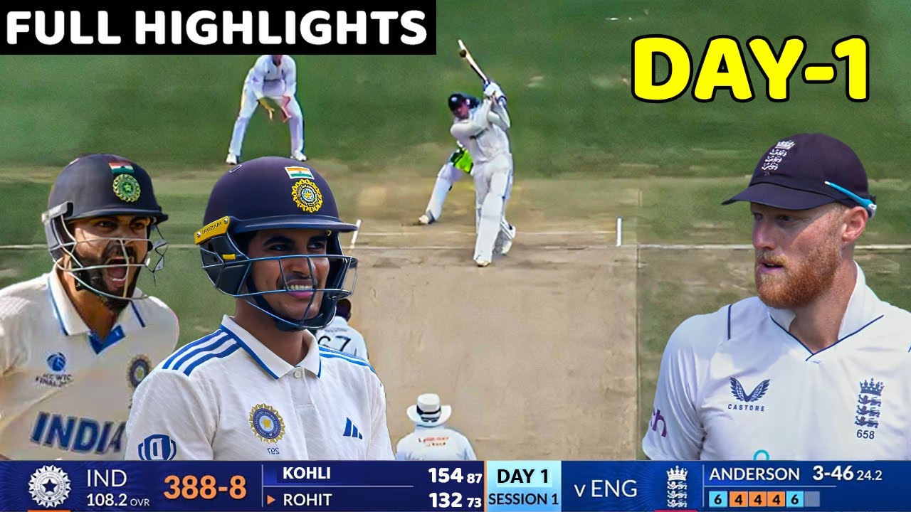 INDIA VS ENGLAND 3rd Test Match Day 1 Highlights: Ind Vs Eng 3rd Test ...