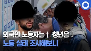 외국인 노동자는↑, 우리 청년은↓.. 노동 실태 조사해보니 / OBS 뉴스오늘