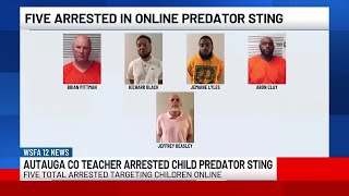 Autauga County teacher arrested in child predator sting