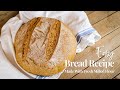 No-Knead Whole Grain Bread | Fresh Milled Flour Recipe