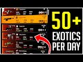 How to Get 50+ EXOTICS Per Day! The Division 2 Tips and Tricks