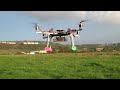 maxi quadcopter heavy payload test 25 10 2012