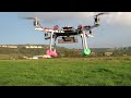 maxi quadcopter heavy payload test 25 10 2012