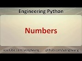 Engineering Python 04A: Numbers