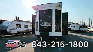 New 2023 CrossRoads RV Hampton HP378DBB Destination Trailer @recreationusa