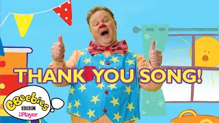 Mr Tumble's Thank You Song | Thank You, You, You | CBeebies Something Special