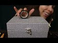 asmr binaural em portugues brushing the box. soda bubbles sticky and other new triggers