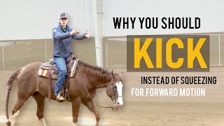 Why you should kick your horse instead of squeezing