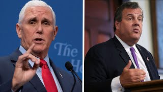 Mike Pence and Chris Christie expected to face Trump in Republican race