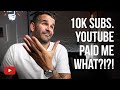 HOW MUCH MONEY I make on YouTube with Under 10,000 Subscribers