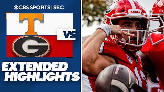 No. 3 Georgia DOMINATES No. 1 Tennessee in SEC SHOWDOWN: Extended Highlights | C