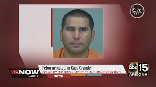 Felon arrested in Casa Grande after going more than 100 MPH