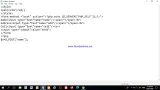 required field in php css html