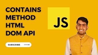 HTML DOM Element Contains() Method | Web API | Machine Coding | FrontEnd Interview | Web Development