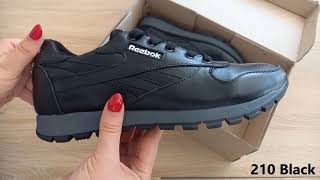 Мужские кожаные кроссовки Reebok Classic Black