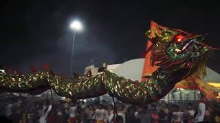 มังกรงานวันสถาปณากรุงธนบุรี ณ วงเวียนใหญ่ 28/12/19 Dragon dance in Bangkok Thailand