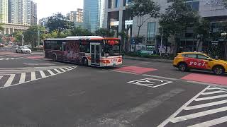 臺北客運 四期低地板公車 6 6 7 往板橋 1 6 3 - F W 新北板橋公車站 第三月臺 攝