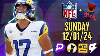 🏈 BEST NFL PLAYER PROPS FOR SUNDAY + DEMONS! | WEEK 13 | 12/01/24 | FOOTBALL | TODAY | BEST BETS