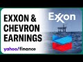 Exxon and Chevron report mixed results