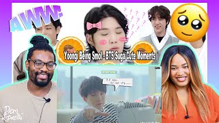 Yoongi Being Smol - BTS Suga Cute Moments| REACTION