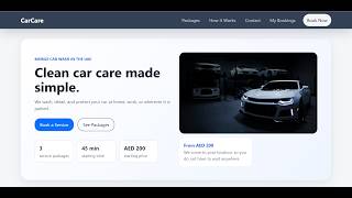 CarCare — Full Stack Web Application Demo | Java Servlets & MySQL