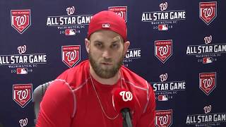 Bryce Harper threatens to leave news conference if asked about his MLB future beyond 2018 | ESPN