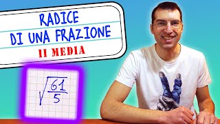 Come si calcola la radice quadrata di una frazione? - Seconda Media [Tutorial per genitori]