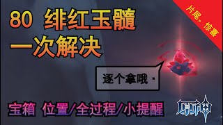 【1.2原神 雪山攻略】#8  80 绯红玉髓  。一次解决【鸡仔。手游】原神 手游/ 原神 雪山  /位置 /机巧 /全过程 / 绯红玉髓