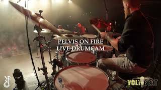 Pelvis On Fire /Volbeat Tribute by Voltbeat) Live Drumcam Jan Friedrich