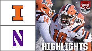 Illinois Fighting Illini vs. Northwestern Wildcats | Full Game Highlights | ESPN College Football