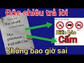 Mẹo Độc chiêu trả lời câu hỏi biển báo cấm không bao giờ sai - 600 câu hỏi lý thuyết lái xe