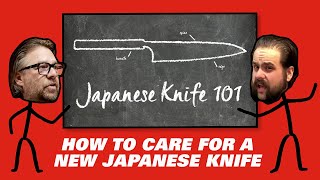 How to Care for Your New Japanese Kitchen Knife - Japanese Knife 101