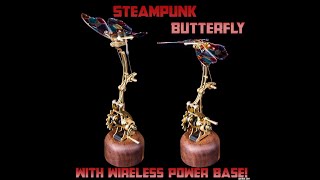 Steampunk Mechanical Kinetic Flying Dreamy Butterfly Model Kit Review and Assembly ASMR MoYu Store