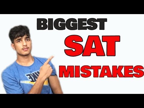 Why MOST Students FAIL The SAT| DON'T Make These COMMON MISTAKES! - YouTube