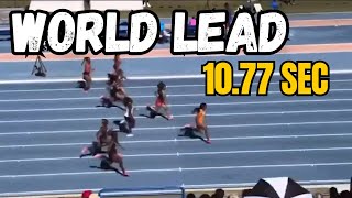 Abby Steiner back in shape but JACIOUS SEARS JUST SHOCKED THE WORLD over 100 meters !!!