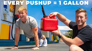 Every Pushup = 1 Gallon of Gas! | Battle Bunker Bus Ep. 03