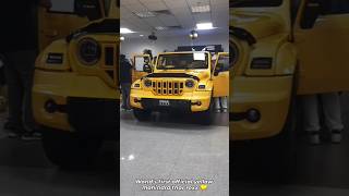 Mahindra Thar rocks all India only one colour modified yellow Mahindra Thar search trending video