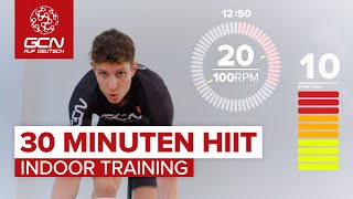 30 Minuten HIIT Indoor Training | Workout auf der Rolle