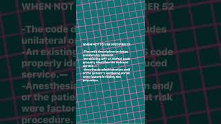 When to use modifier 52 #medicalbilling #aapc #cpctraining #medicalcoding #cpc