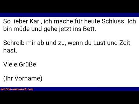 How To Start A Professional Letter In German